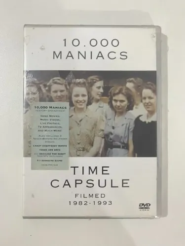 DVD 10,000 Maniacs - Time Capsule DVD (filmed 1982-1993) - Novo lacrado