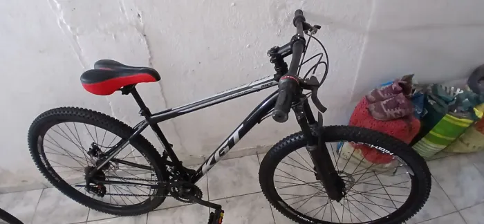 BICICLETA ARO 29 NOVA - Freio a disco + Suspensão | Ótima p/ trilha e cidade