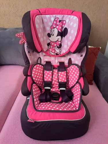 Cadeirinha para Carro Team Tex Beline Luxe Minnie Dots 9 a 36kg