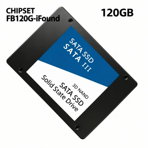 SSD 120GB SATA 3 Founder FB120G-iFound Seminovo 100% Saudável para Notebook e Computador D