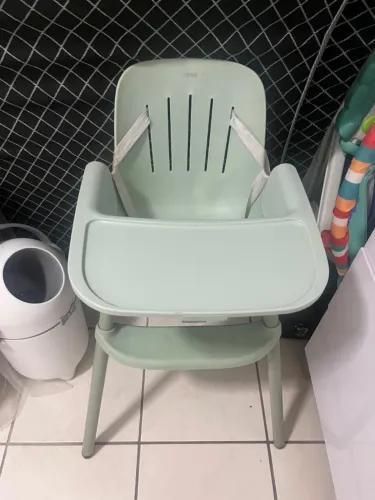 Cadeira De Refeição Poke Frosty Green Até 15kg- Burigotto