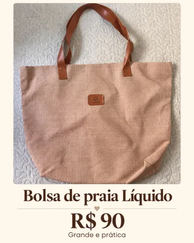 Bolsa de praia da líquido