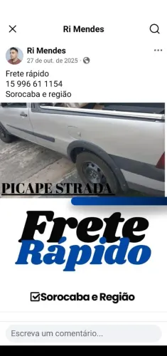 Carretos  rápido picape Strada 