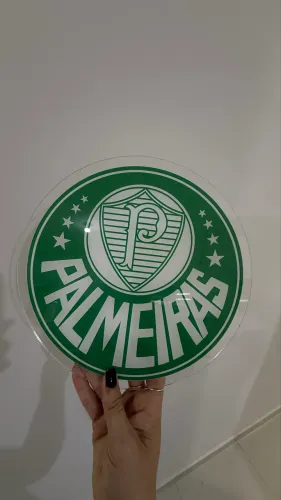 Quadro time futebol em acrílico 