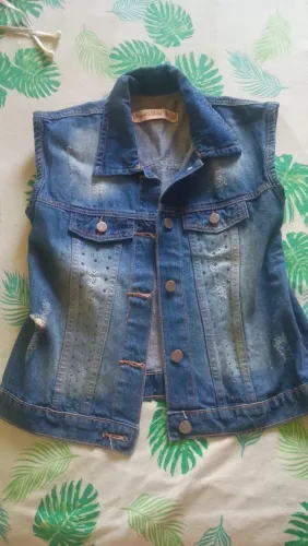 Colete jeans infantil