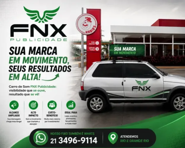 CARRO DE SOM PROPAGANDA | CACHAMBI  PILARES  DEL CASTILHO  NORTE SHOPPING