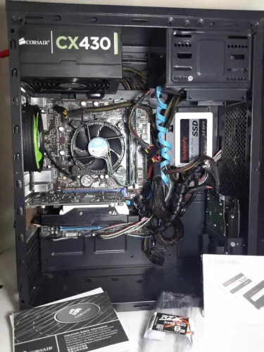 PC Gamer de Entrada SSD - rx 550 4gb + core i5 3470 - + 16gb ddr3 + Fonte Corsair - comput
