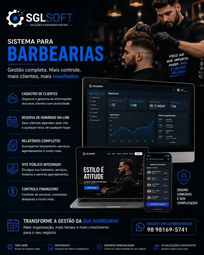 Sistema para barbearias