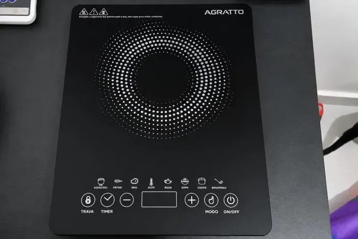 Cooktop agratto 1 boca indução