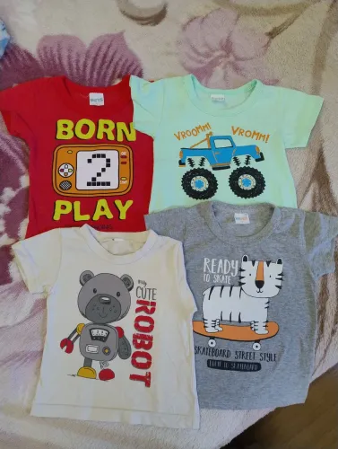 Kit camisetas bebê - G
