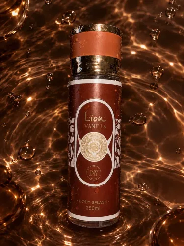 Body Splash Lion Vanilla JNY 250ml - Fragrância de Baunilha