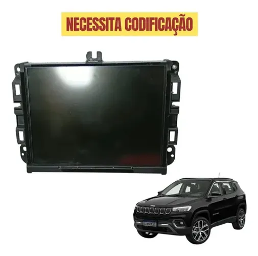 Tela Multimídia Jeep Compass 2018 2019 Original