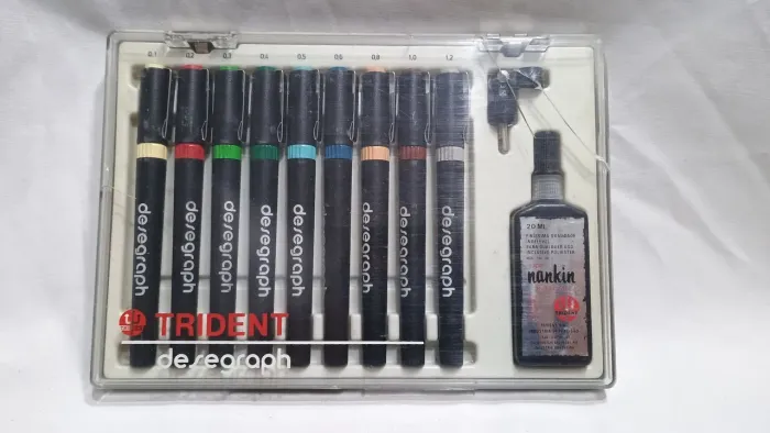 KIT CANETAS NANKIN DESEGRAPH TRIDENT