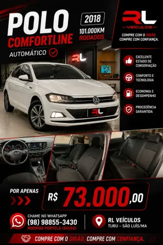 Volkswagen Polo Comfort. 200 TSI 1.0 Flex 12V Aut. 2018