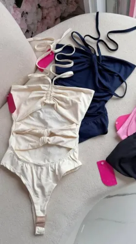Body maiô em Poliamida Premium