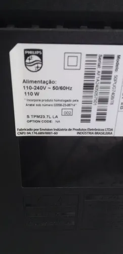 Tv. Smart 50. P.retirada peças tela apagada zap *