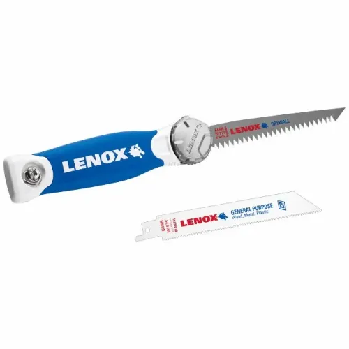 Serrote de Corte Dobrável Multimaterial com 2 Lâminas Lenox