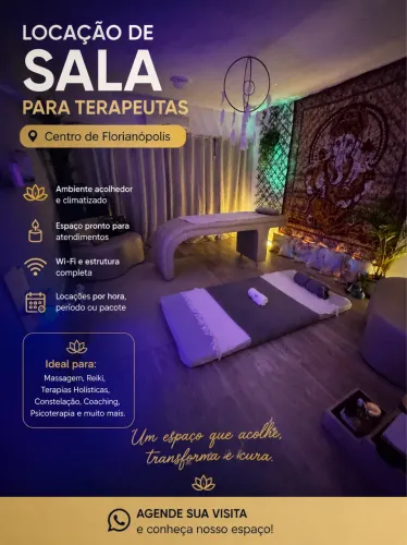 Locação de sala para terapeutas!