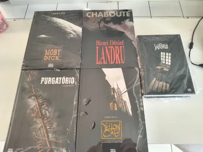 HQs Chabouté Moby Dick, Yellow Cab, Purgatório, Solitário e Henri Désiré Landru