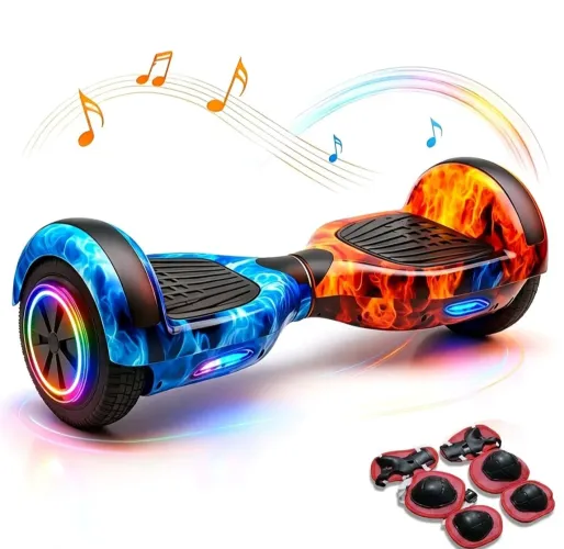 Hoverboard 6.5 350W patinete elétrico com Bluetooth com alto falante ibutido