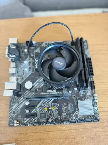 PROCESSADOR RYZEN 5500 + A520M ASUS 