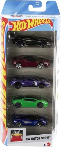 Pack 5 Hot Wheels - HW Motor Show 2025 - JBJ89