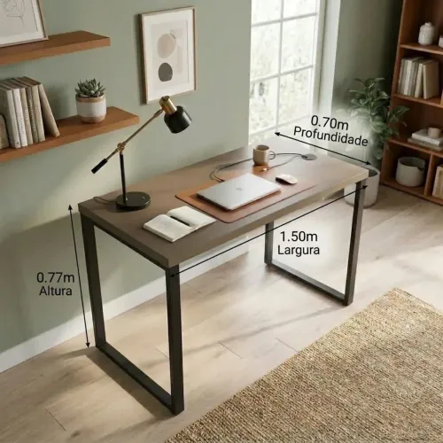 Mesa de 1.50m para escritório