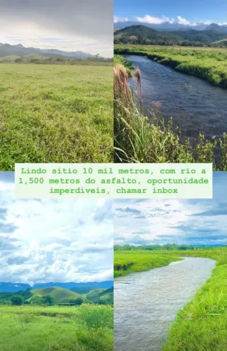 OPORTUNIDADE SITIO EM PINDAMONHANGABA 10.000 METROS QUADRADOS COM RIO