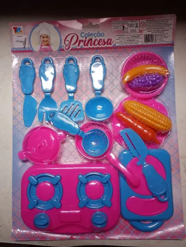 Kit Cozinha Infantil Coleção Princesa Novo Lacrado