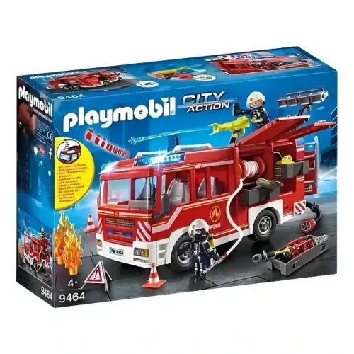 Playmobil Caminhão Viatura De Bombeiros 9464 Action Heroes