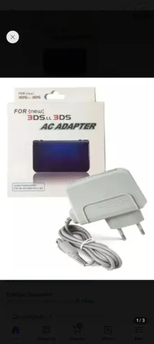 CARREGADOR 3DS OU DSI