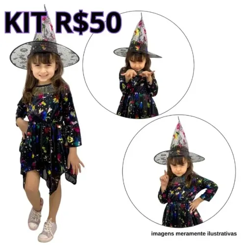 FANTASIA INFANTIL HALLOWEEN