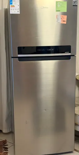 REFRIGERADOR MIDEIA 473 L INOX (NOVA)