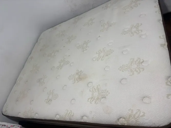 Cama Queen com molas ortopédica