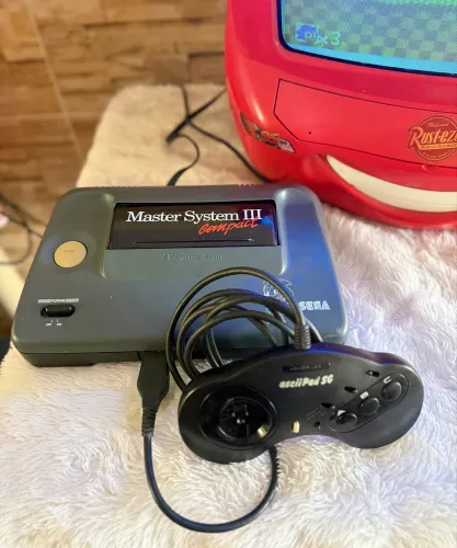 Sega Master System 3 com MOD AV + Sonic na memória ( faço envio )