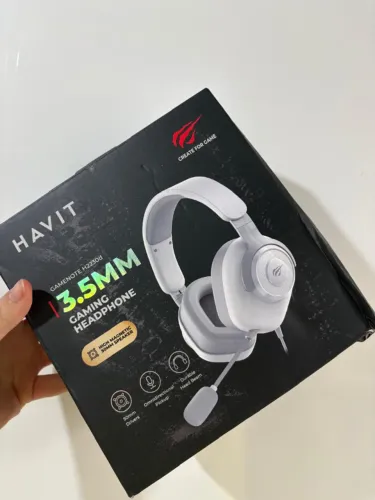Headset Gamer Havit H2230D 3,5mm - 50mm - Branco