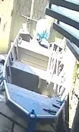 Barco pantaneiro de alumínio