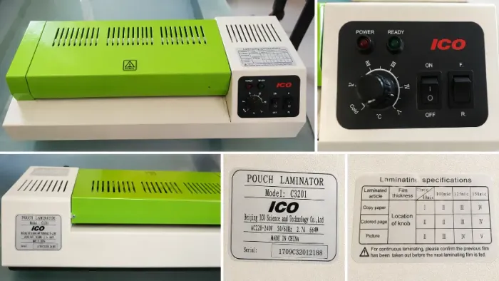 Plastificadora / Laminadora ICO C3201 - 664W