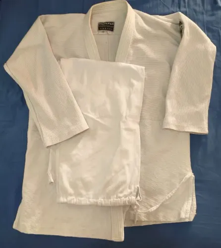 Kimono de Judô Trançado Branco A2