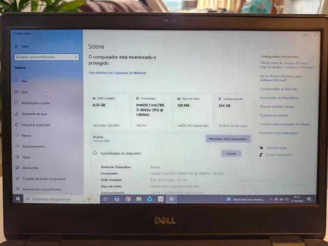 notbook dell i7