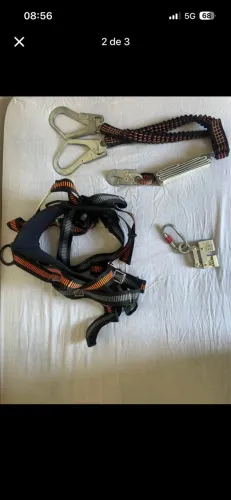 Cinturão de segurança com Talabarte e Trava Quedas