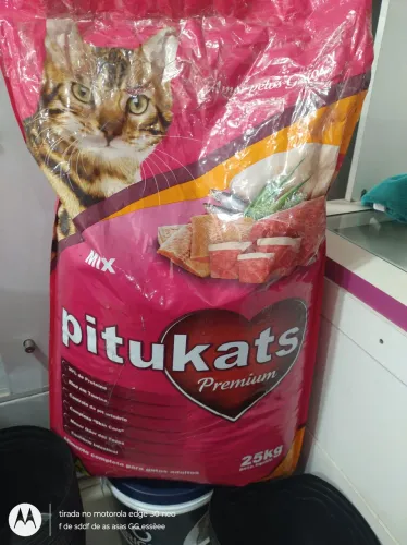 Ração pitukats 25 kgs 