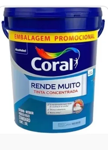 Tinta Coral Rende Muito Branco gelo ou branco fosco