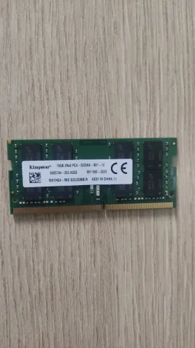 Memória RAM 16gb ddr4 Kingston para notebook 