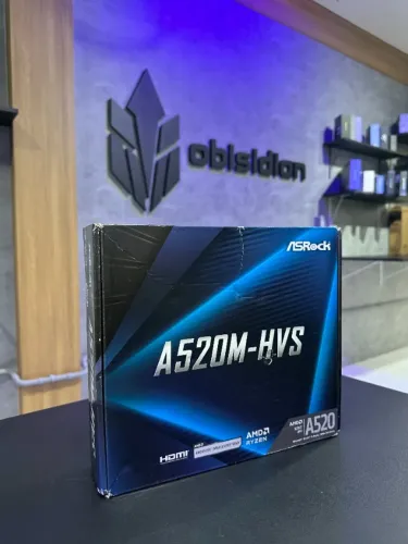 PLACA MÃE A520M ASROCK
