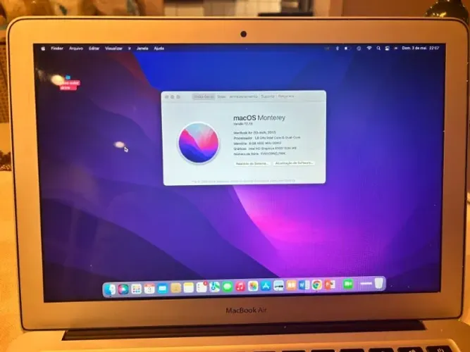 Macbook Air 2017 Core I5 1,8ghz 128gb ssd