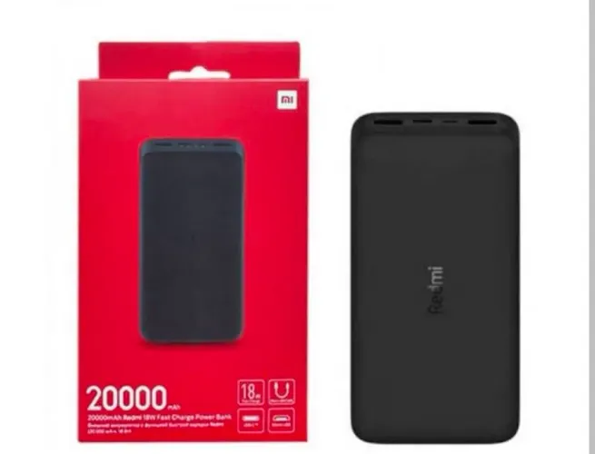 Carregador Portátil Xiaomi Redmi 20000mAh (Modelo PB200LZM)