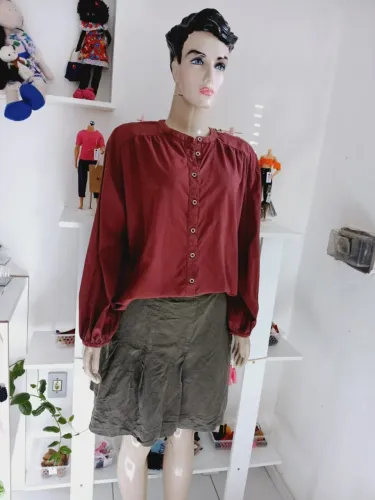 Camisa e shorts Zara