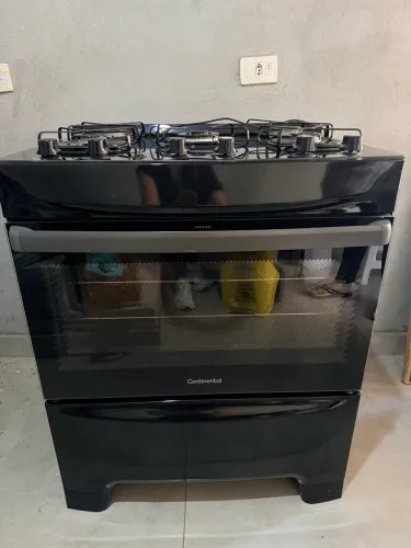 Vende- se fogão Continental 5 bocas preto