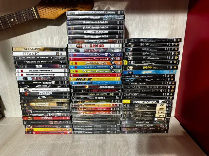 Coleção de dvds